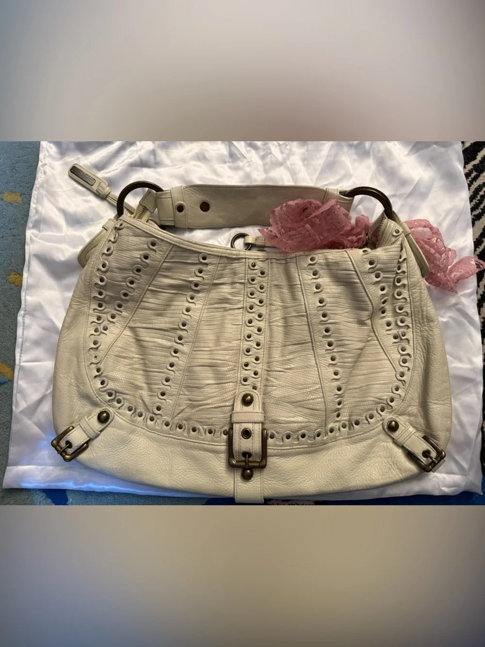 Authentic Vintage Y2K Isabella Fiore “Carina” Hobo Shoulder Bag
